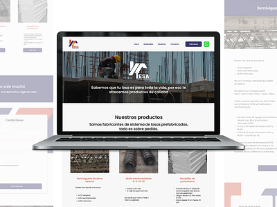 Techos Tesa, info website web ui figma webdesign branding design