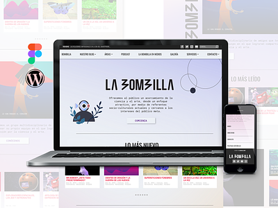 Bombilla Iluminarte blog design figma webdesign wordpress