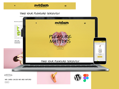 The MLTDWN Collective branding design figma ui webdesign wordpress