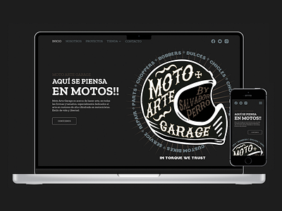 Moto Arte Garage - 2022 branding design figma ui webdesign