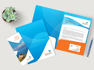 Branding Package for DeStress adagency advertisingagency agency brand brochure designer graphicdesign marketingagency