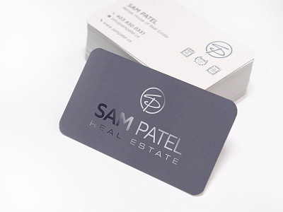 Sam Patel Business Cards adagency agency brand businesscard design designer graphicdesign logodesign marketingagency realestate