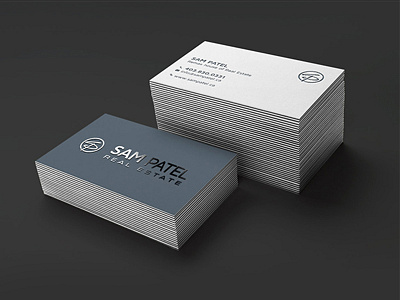 Sam Patel Real Estate Business Cards brand branding business card calgary design designagency graphic design logo real estate yyc