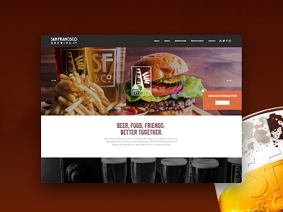 San Francisco Brewing Co. Website Design