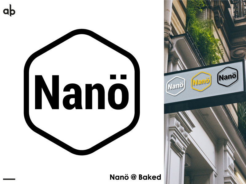 Nano Logo simplicity simple logo simple logo design abstract design abstract logo cafe logo adobe photoshop adobe illustrator design branding vector type logotype logodesign logo typogaphy