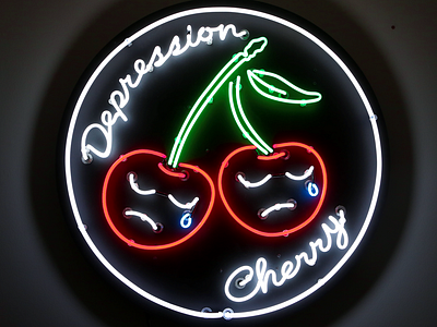 Depression Cherry beach beach house cherry dani b depression house neon neon sign