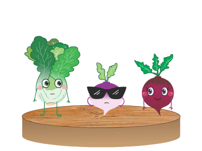Birthday Animation animation beet birthday animation dance dancing greeting card happy birthday lettuce turnip