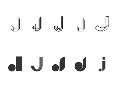 Lettermark J branding design graphic design graphicdesign icon letter lettering lettering challenge lettering logo lettermark lettermarkexploration logo typography ui vector