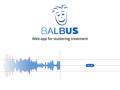 Balbus' Voice Biofeedback audio babble balbus canvas falter js one health vision stammer stammering stutter stuttering voice waveform