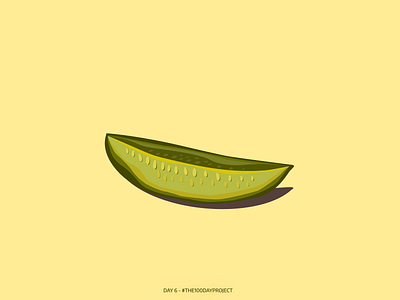 Day 6: a pickle daily daily illustration daily100 digital illustration digitalart illustration pickle the100dayproject