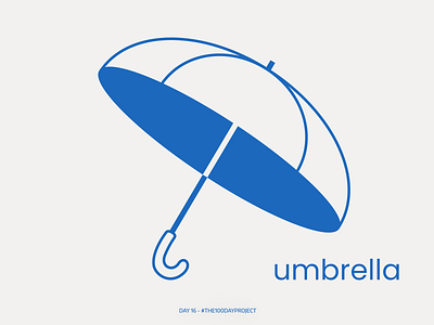 Day 16: an umbrella daily daily illustration digital art digitalart illustration illustration art the100dayproject umbrella