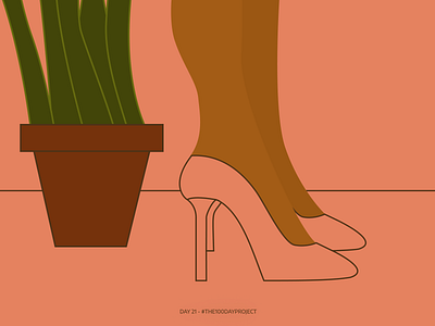 Day 21: stiletto heels daily illustration digitalart illustration illustration digital stiletto stiletto heels the100dayproject