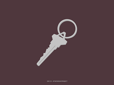 Day 23: a keychain daily daily illustration digital art digitalart illustration illustration art illustration digital key keychain the100dayproject