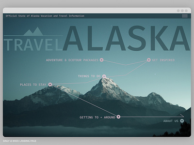 Daily UI #003 Landing Page daily ui daily ui 003 daily ui challenge dailyui dailyui003 design landing page landing page concept landing page design navigation design ui ui design