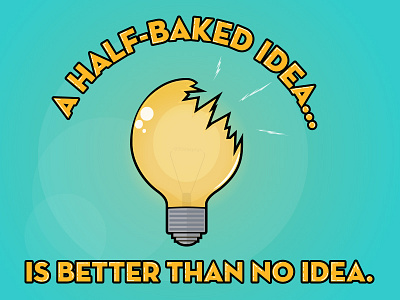 Idea Lightbulb Desktop Background illustration