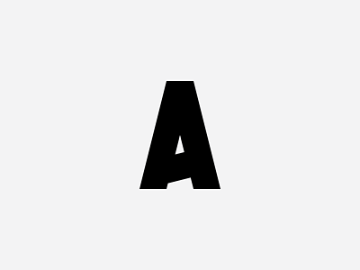 A a logo logo typogaphy