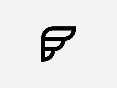 F brand identity branding logo design typography