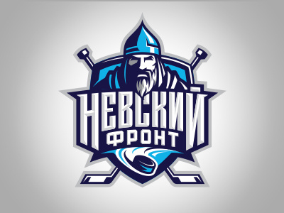 Невский Фронт graphic maniac hockey ice logo nevskiy front russia saint petersburg sport sports logo