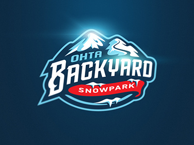 Backyard Snowpark graphic maniac logo ohta park snow snowboarding snowpark sports logo