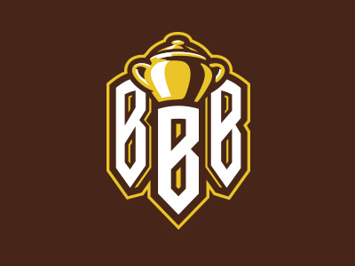 BBB boston baked beans graphic maniac hockey logo sports design
