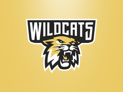 Wildcats cat graphic maniac logo mascot design sports branding sports logo wildcat