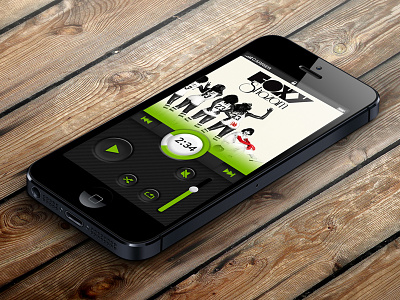 Spotify Concept app design concept green
