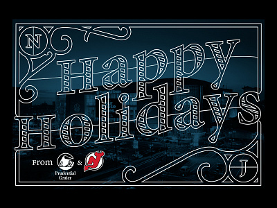 Happy Holidays Postcard