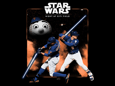 Mets Star Wars Night Shirt baseball mets starwars