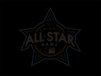 All-Star Game Neon Logo Concept allstar baseball marlins miami neon