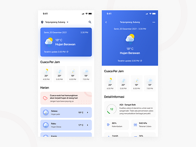 Weather App Design