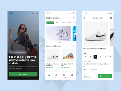 Second-hand Sneakers App