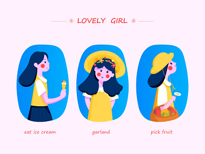 Lovely Girl illustration illustrations
