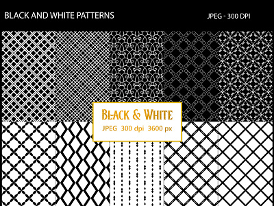 Black and White Patterns
