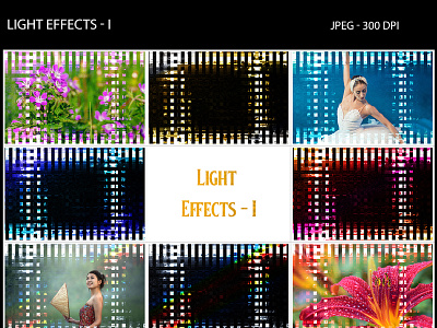 Light Effects – I abstract frames light masks