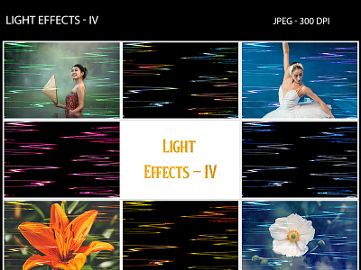 Light Effects – IV abstract frames light masks