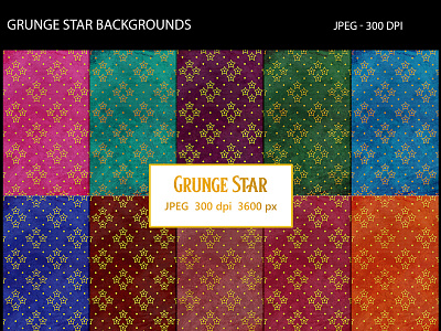 Grunge Star Backgrounds backgrounds dirty distressed grunge patterns star