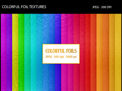 Colorful Foil Textures