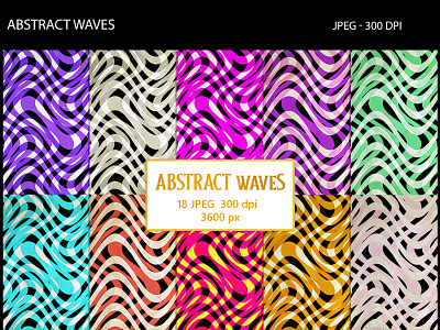 Abstract Waves abstract aquarelle backgrounds curls curves patterns waves