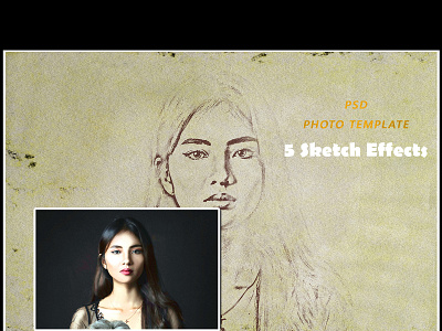 5 Sketch Effects Photo Templates