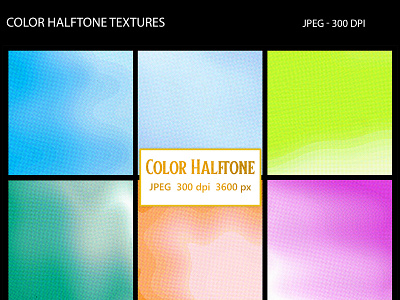 Color Halftone Textures
