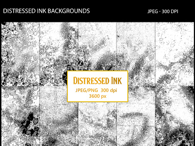 Distressed Ink Backgrounds abstract backgrounds dirt distressed grunge noise patterns textures