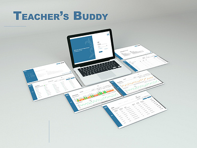 TEACHERS BUDDY illustrator ui ux web