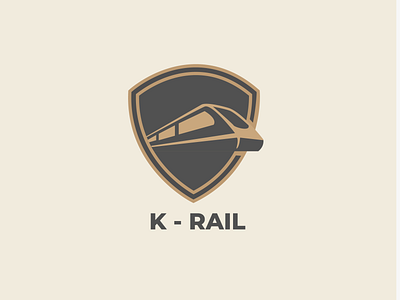 K Rail-Logo design illustration illustrator logo simple ui vector