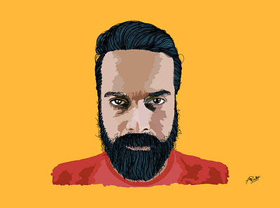 Portrait illustration illustrator minimal simple vector