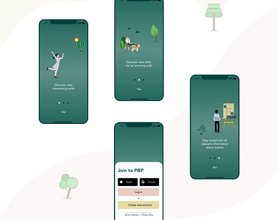 App Play @ Park "Screen-3.2" app design ui