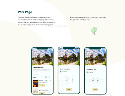 App Play @ Park "Screen-7" app design ui