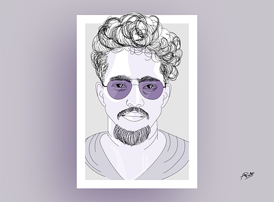 My Friend portrait illustration