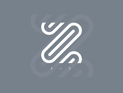 E + Z logo illustration illustrator logo minimal simple