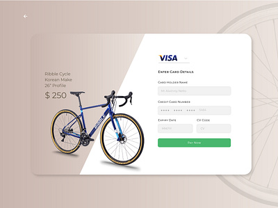 Credit card form design illustration ui web