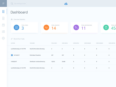 OneSync - Dashboard Design